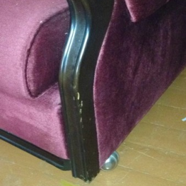 Обивка деревянного кресла